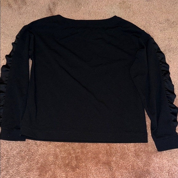 Banana Republic Elegant Black Long Sleeve Tee - Picture 3 of 3